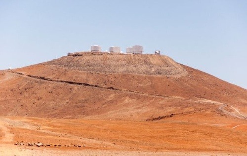 Observatórium v Atacamskej púšti v Čile