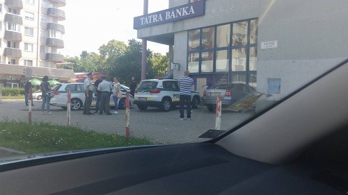 Prepad banky v Bratislave,