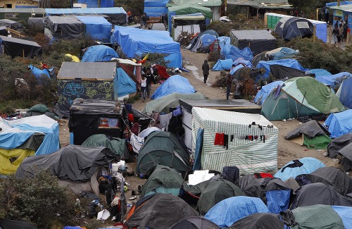 V tábore pri Calais