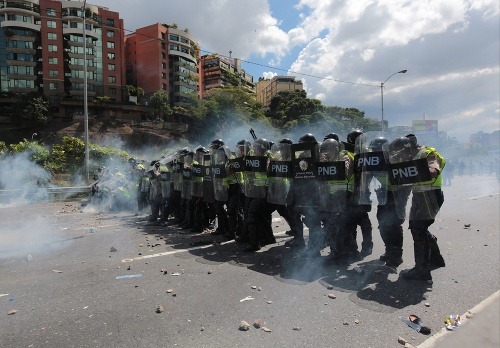 Demonštrácia vo Venezuele