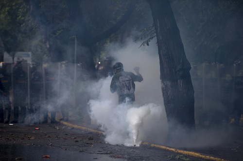 Demonštrácia vo Venezuele