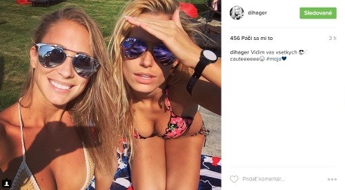 Diana Hágerová na sociálnu sieť Instagram zavesila fotku v plavkách. Navyše je v póze, pri ktorej vynikli jej prednosti. 
