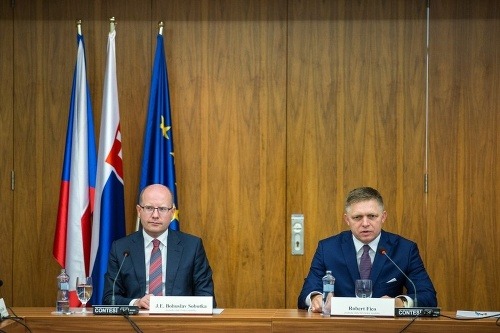 Bohuslav Sobotka a Robert Fico