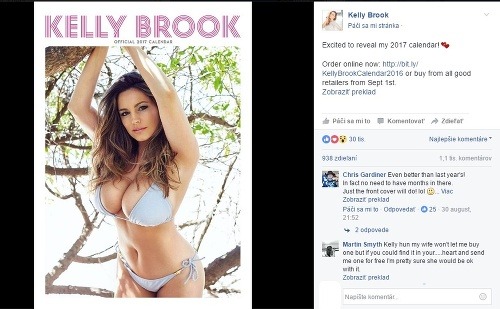 Prednosti modelky Kelly Brook nemožno prehliadnúť. 