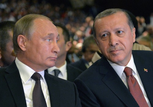 Putin s Erdoganom sa