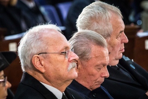 Ivan Gašparovič, Rudolf Schuster a Miloš Zeman