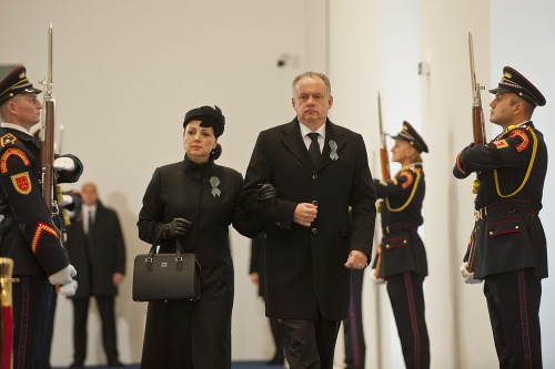 Andrej Kiska so ženou Martinou