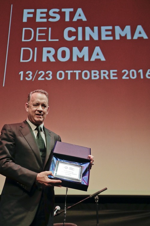 Na festivale v Ríme dostal Tom Hanks cenu za celoživotný prínos do sveta filmu. 