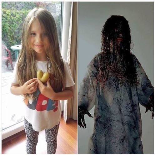Osemročná Emma v úlohe hororovej príšery.