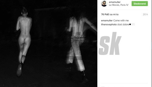 Ema Müllerová zavesila takúto pikantnú foto na Instagram. Je nahý zadok jej?