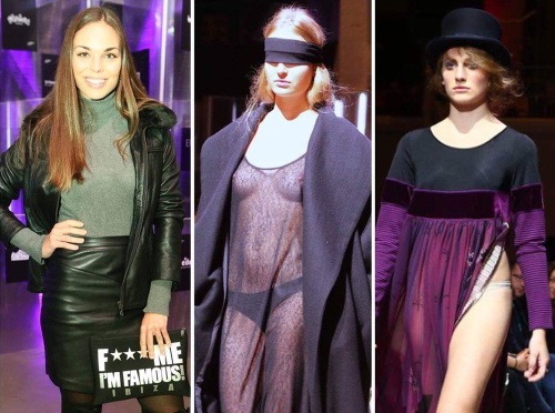 Soňa Štefková prišla na Fashion Live! s vulgárnou kabelkou, modelky na móle ukazovali nahé bradavky a odhalené nohavičky.