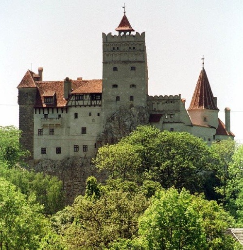 Drakulov hrad v rumunských Karpatoch