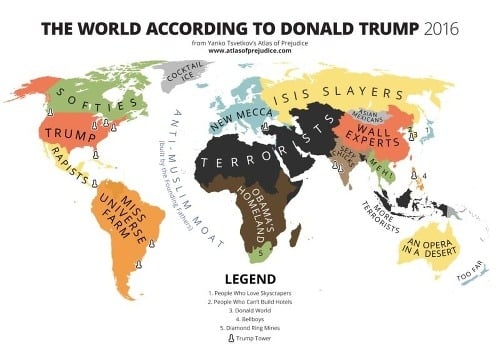Svet podľa Donalda Trumpa: