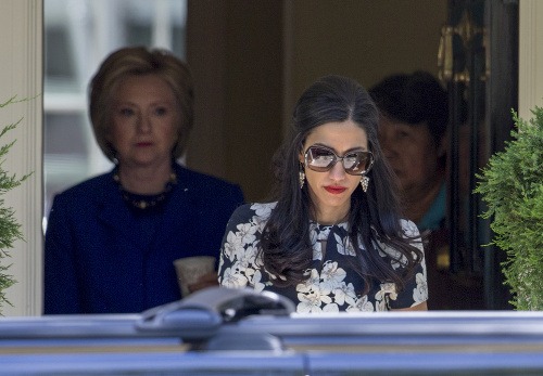 Hillary Clintonová a Huma Abedinová