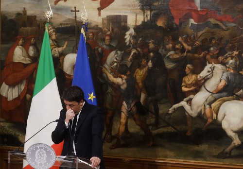 Premiér Renzi končí, drvivá