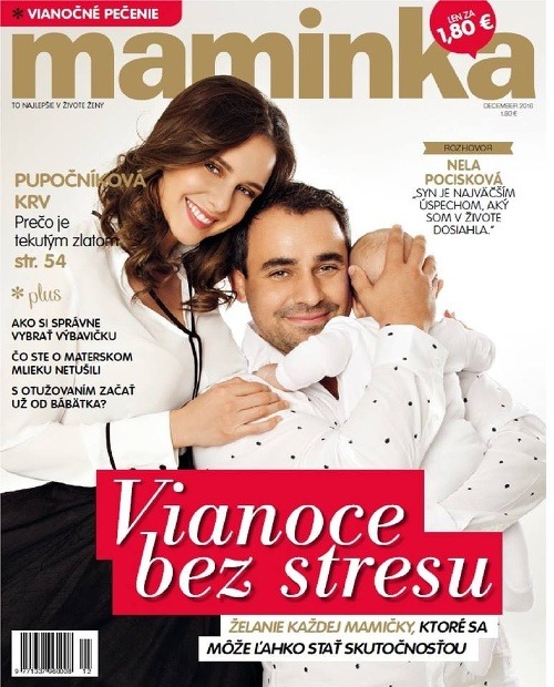 Nela Pocisková a Filip Tůma sa so synčekom Hektorom nechali prvýkrát nafotiť pre časopis Maminka. Tváričku svojho prvorodeného potomka však neukázali. 