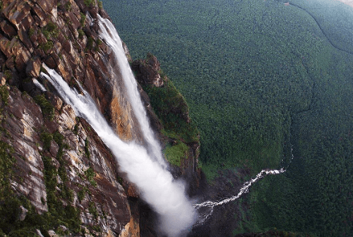 Angelov vodopád vo Venezuele