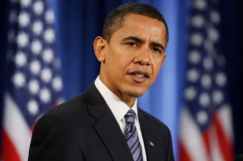 Prezident Obama v decembri 2008.