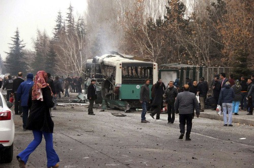 Výbuch bomby v Kayseri