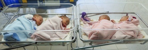 Zdravé štvorčatá - tri dievčatá a jeden chlapček - sa  narodili 24. novembra 2016 na Debrecínskej univerzitnej klinike. 
