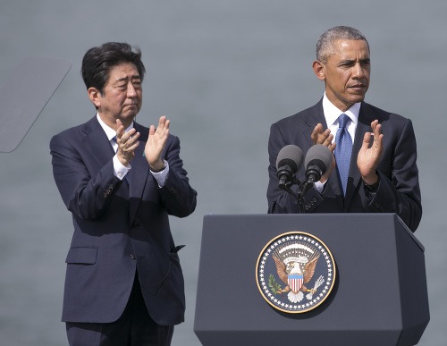 Šinzó Abe a Barack