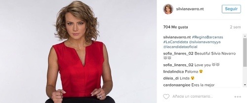 V telenovele La Candidata sa SIlvia Navarro predviedla s novým účesom. Jej vlasy sú výrazne kratšie. 