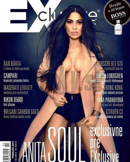 Anita Soul nafotila sexi titulku pre časopis Exclusive, kde sa podobá na Kim Kardashian.