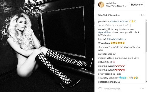 Paris Hilton potešila fanúšikov nahými fotkami. 