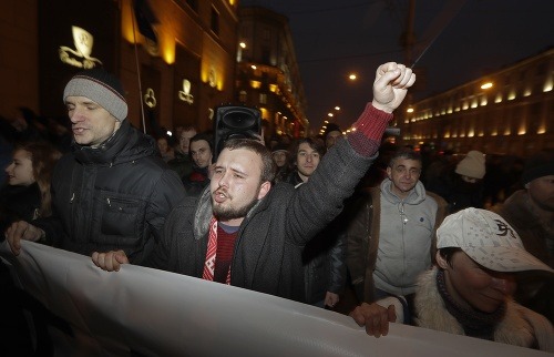 Protesty v Minsku