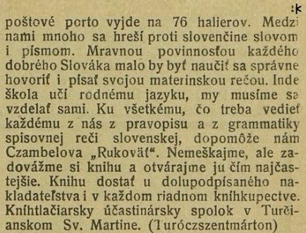 Slovenské ľudové noviny, 19. 3. 1915, s. 3