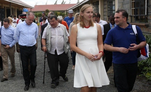 S prezidentom Andrejom Kiskom na návšteve v Keni. 