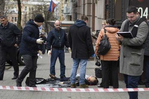 Voronenkova zastrelili pred hotelom.