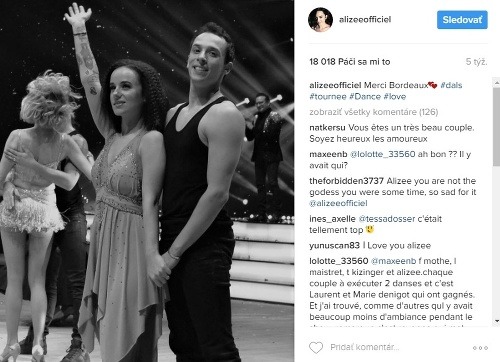 Alizée sa pred dvomi rokmi vydala za tanečníka Grégoire Lyonneta, s ktorým vyhrala francúzsku verziu šou Let´s Dance. 