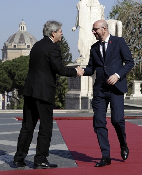 Paolo Gentiloni a Charles Michel