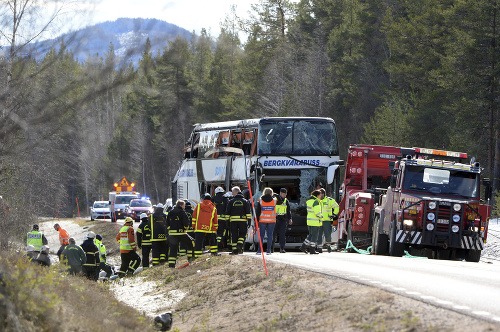 Nehoda autbusu vo Švédsku