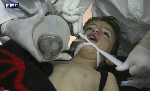 Pri chemickom útoku na Idlib boli obeťami aj deti.
