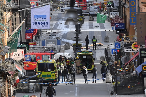 Švédsko smúti po teroristickom