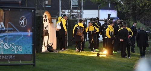 Na snímke hráči Dortmundu