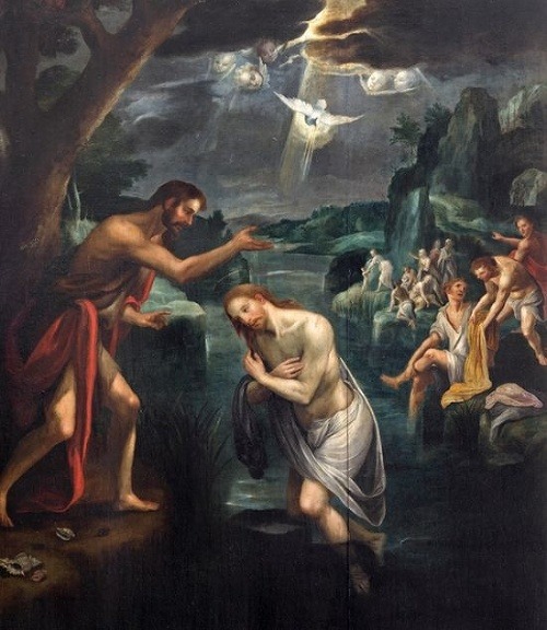 Krst Ježiša Krista v rieke Jordán