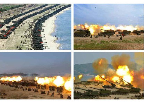 Najväčšie severokórejské vojenské cvičenie