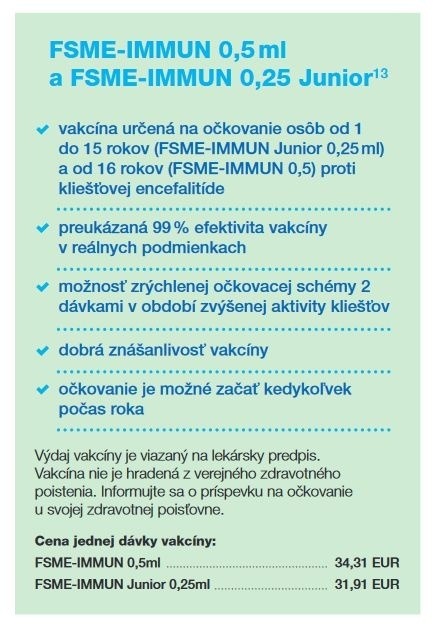 Pred kliešťovou encefalitídou vás