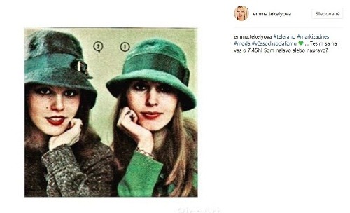S retro spomienkou sa Emma Tekelyová pochválila aj na sociálnej sieti. Uhádli by ste, ktorá z krások je práve ona?