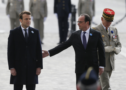 Macron a Hollande
