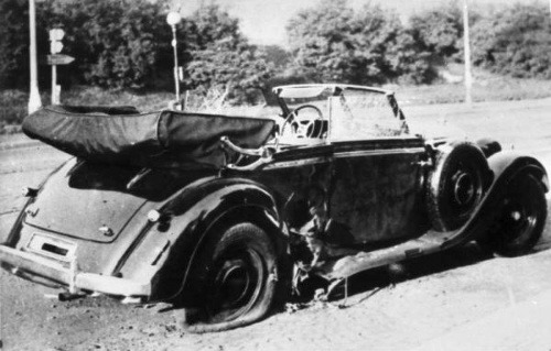 Auto, na ktoré bol spáchaný atentát