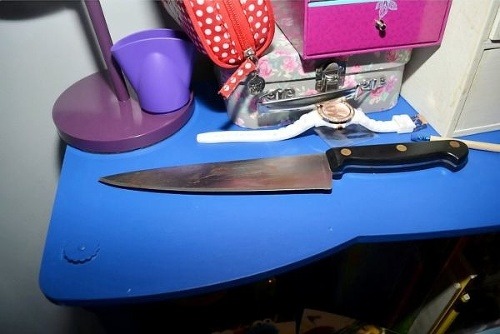 Kuchynský nôž, ktorým Lucas vraždil
