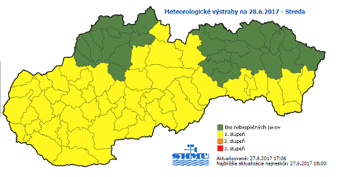 Slovensko opäť potrápia horúčavy