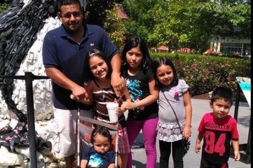 Martin Romero s deťmi 