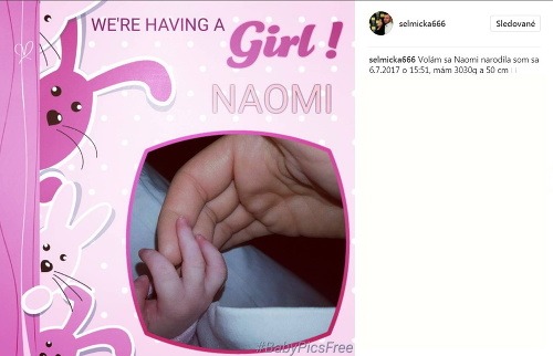 Jojkárska hviezdička porodila: Dieťa