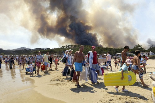 Francúzska riviéra v plameňoch: