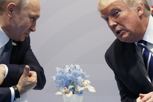Putin na rokovaní s Trumpom